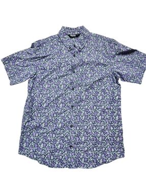 Outdoor Research OR Dawn Woodblock Rooftop Short Sleeve Button Down Shirt. Sz. M